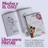 Libro para Pintar Imprimible MASHA Y EL OSO