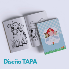 Libro para Pintar Imprimible GRANJA NENE CELESTE - comprar online