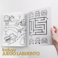 Libro para Pintar Imprimible CAMIONES - Jotas Paper Kits