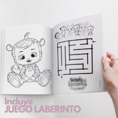 Libro para Pintar Imprimible BEBÉS LLORONES - Jotas Paper Kits