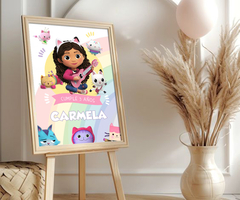 Kit Imprimible GABY Y LA CASA DE LAS MUÑECAS - Jotas Paper Kits