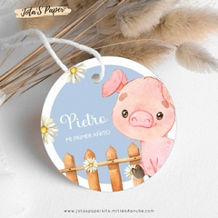 Kit Imprimible GRANJA BEBE CELESTE - Jotas Paper Kits