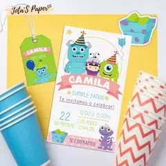 Invitacion Digital MONSTER INC