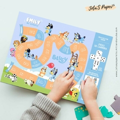 Juego Carrera Imprimible BLUEY - Jotas Paper Kits