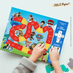 Juego Carrera Imprimible PAW PATROL - Jotas Paper Kits