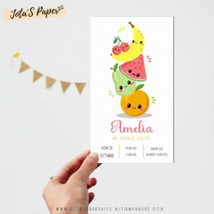 Kit Imprimible FRUTITAS - Jotas Paper Kits