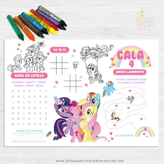 Lamina de Actividades MY LITTLE PONY - comprar online