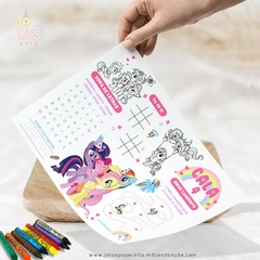 Lamina de Actividades MY LITTLE PONY