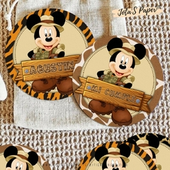 Imagen de Kit Imprimible MICKEY SAFARI