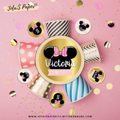 Kit Imprimible MINNIE GOLD - tienda online