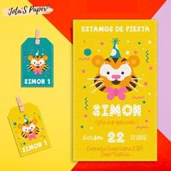 Kit Imprimible TIGRE - comprar online