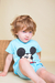 ART 3223 Conjunto de Algodon Remeray Short Mickey Talles 2 al 6