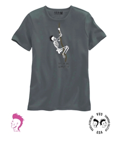 Remera Dama TRY OR DIE - CLIMBE ROPE