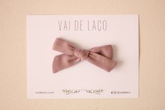 Laço Helena - Linho - Rosa antigo - comprar online