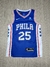 Camiseta NBA Philadelphia 76ers #25 Simmons SKU W411 - CHICAGO FROGS