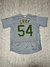 Camiseta MLB Oakland #54 Gray SKU U408 en internet