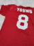 caniseta NFL San Francisco 49ers Young #8 Champion SKU N200 - - comprar online