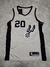 Camiseta NBA San Antonio Spurs #20 Ginobili W412 -