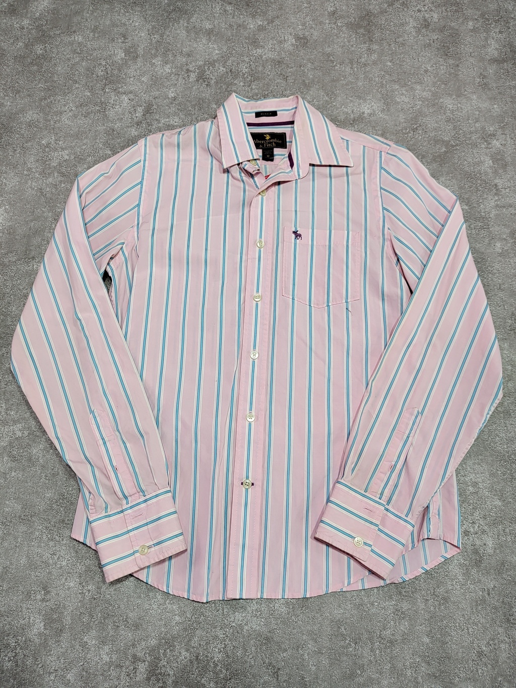 Camisa Abercrombie and Fitch Rosa talle M SKU F16