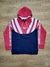 Buzo hoodie Adidas rojo y azul marino SKU H61 - comprar online