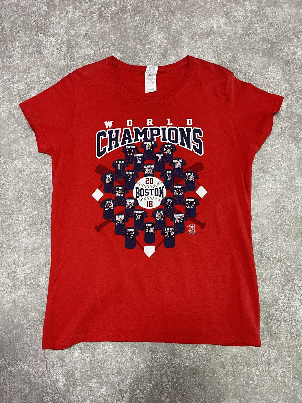 Remera Boston Red Sox talle L woman SKU R290