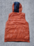 Chaleco reversible con capucha naranja y azul talle L SKU J66 - comprar online