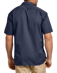 Camisa Dickies Short Sleeve Work Shirt Navy Blue - comprar online