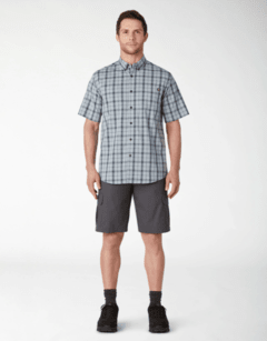 ​Camisa Dickies Short Sleeve FLEX Woven Shirt, Western Fog Blue Ink Navy en internet