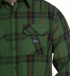 Camisa Sullen Clothing BIG BEAR FLANNEL OLIVE/RUST - comprar online