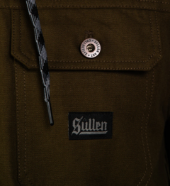 CAMPERA SULLEN CLOTHING DUCK CANVAS HOODED JKT ARMY GREEN