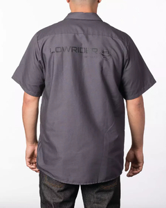 CAMISA LOWRIDER RED CAP S/S WORK SHIRT CHARCOAL