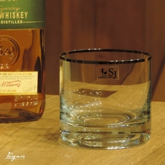 Vaso Esquel Whisky Liso Filete Plata 171-LFP