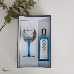 COPON CLASICO GIN TONIC LISO PIERNA TURQUESA C/LOGO BOMBAY C/REGALO X1 P/BOTELLA 332-LLPT