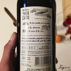 SANTA JULIA DEL MERCADO MALBEC 750cc Varietales - Familia Zuccardi - comprar online