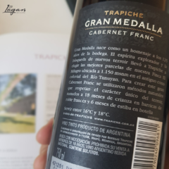 Gran Medalla Cabernet Franc 750cc Bodega Trapiche - comprar online