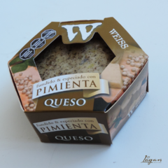 Queso fundido y especiado con pimienta 100gr - Familia WEISS - comprar online