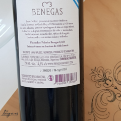 Juan Benegas Malbec Benegas wine 750cc - comprar online