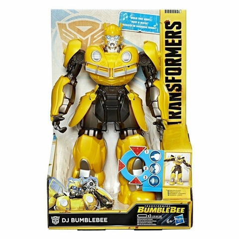 Bumblebee Dj Transformers Figura 30 Cm Con Sonido Movimiento - Hasbro
