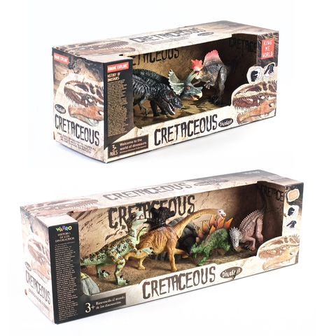 Set De Dinosaurios Crestaceous X 3 - Wabro