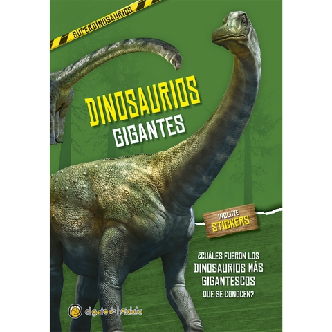 Libro Dinosaurios Gigantes ¡Con stickers! - Guadal