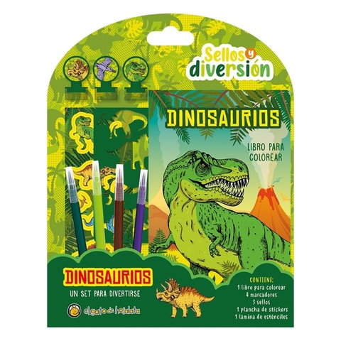 Set Sellos y diversión Dinosaurios - Guadal
