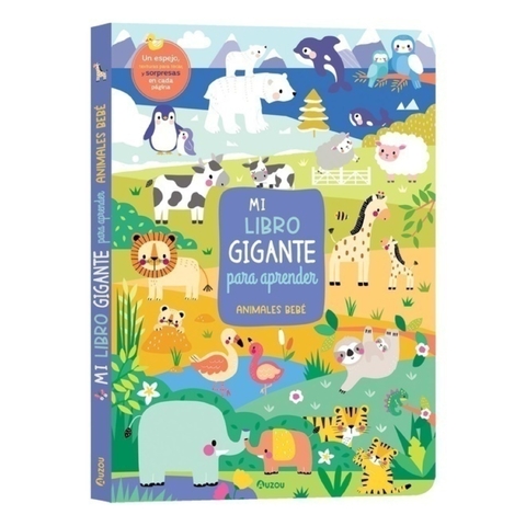 Mi libro gigante para aprender: Animales bebés - Auzou