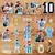 Stickers Calcos Messi Argentina Pack X 22 Unidades