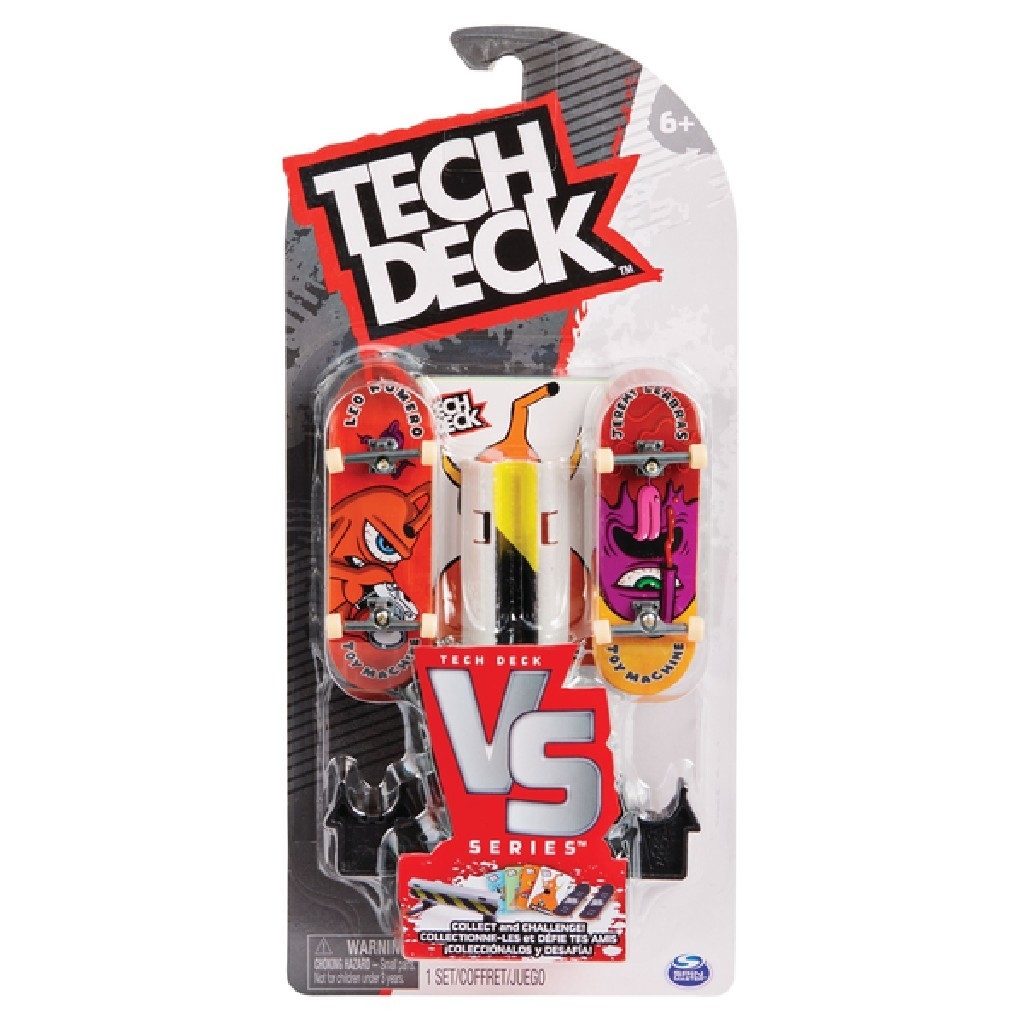 Set 2 Patinetas + Obstaculo Tech Deck Vs Series Skate Dedos