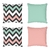 Kit 4 Capas De almofada Decorativa Chevron - comprar online