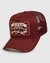 Boné Aba Curva Trucker - Good Old Rodeo - Vinho - VDM108