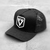 BONÉ ABA CURVA TRUCKER VEM TRANQUILO - PRETO - VT07