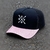 BONÉ ABA CURVA TRUCKER CHORABOY - PRETO E ROSA BRILHANTE - BN412 - comprar online