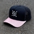 BONÉ ABA CURVA TRUCKER CHORABOY - PRETO E ROSA BRILHANTE - BN412 - comprar online