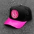 BONÉ ABA CURVA TRUCKER CHORABOY - PRETO E ROSA BRILHANTE - BN417 - comprar online